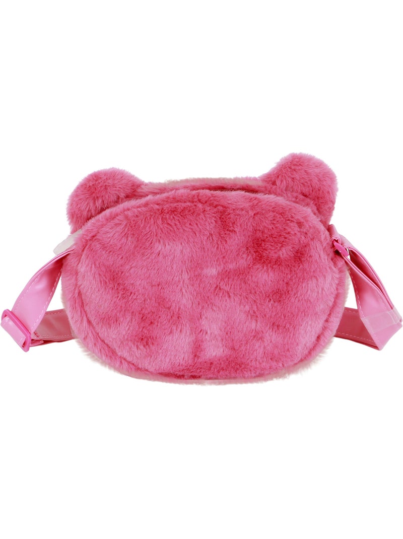 Disney Lotso, O Ursinho Fofo Strawberry Mini Mala a Tiracolo Plush, Rosa Rosa - Kiabi