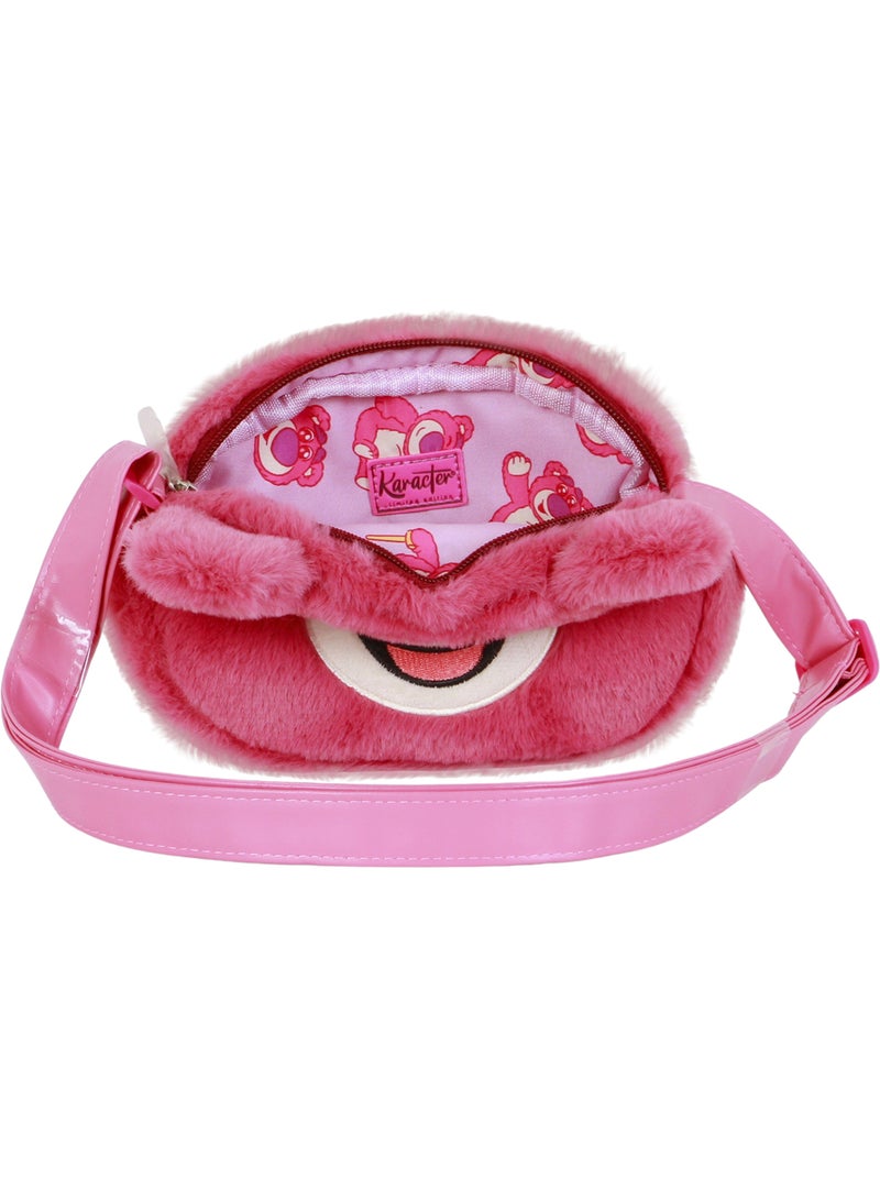 Disney Lotso, O Ursinho Fofo Strawberry Mini Mala a Tiracolo Plush, Rosa Rosa - Kiabi