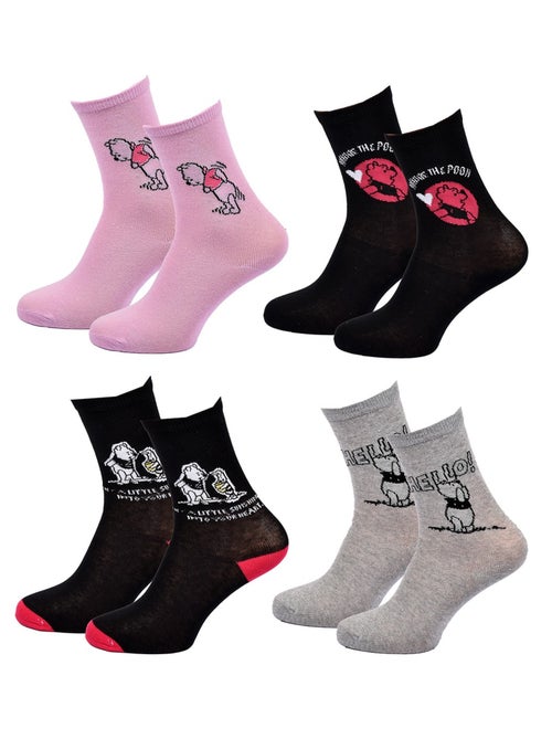 Disney – meias mulher licença winnie the pooh pack de 4 pares - Kiabi Disney – meias mulher licença winnie the pooh pack de 4 pares - Kiabi