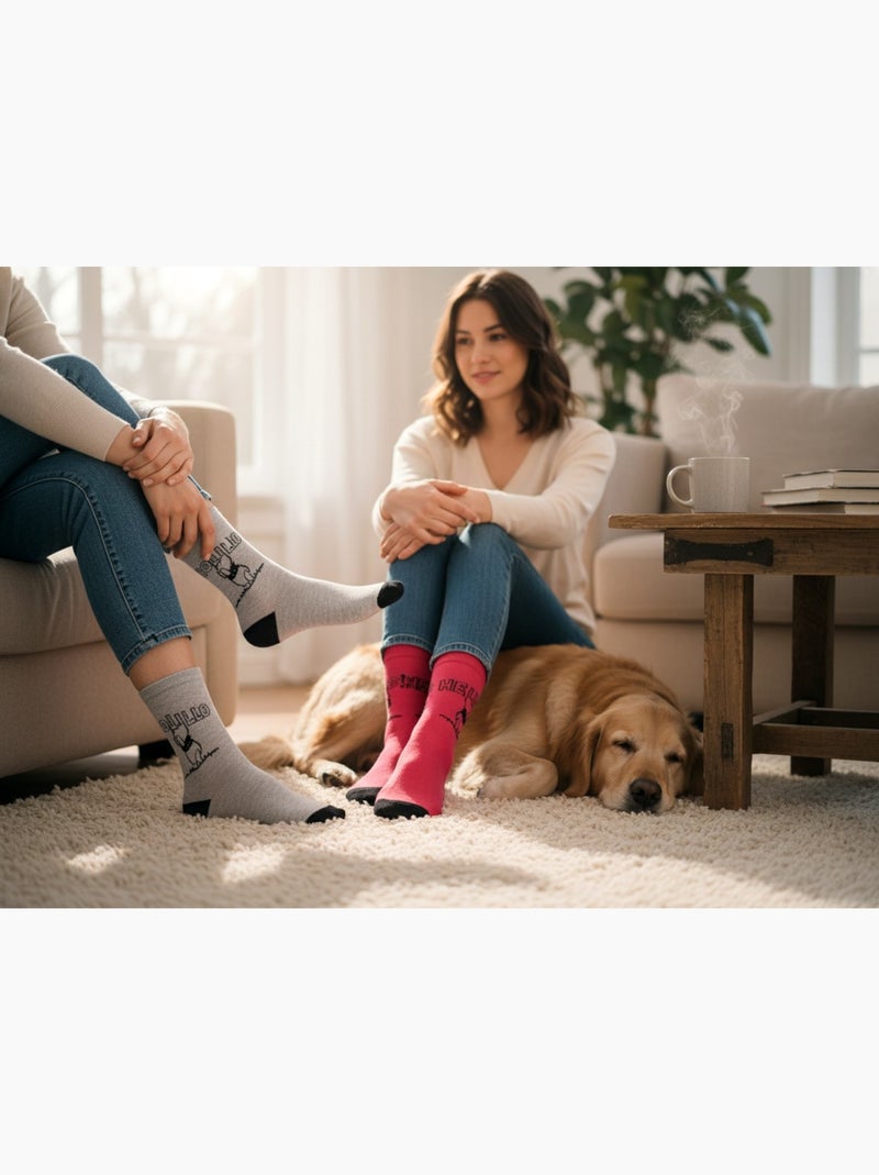 Disney – meias mulher licença winnie the pooh pack de 8 pares Cinza-rosa preto - Kiabi