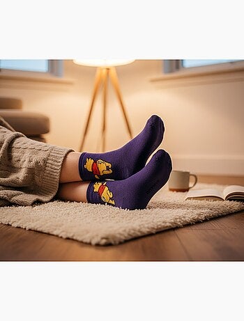 Disney – meias mulher licenciadas winnie the pooh pack de 5 pares