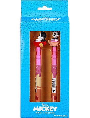 Disney Mickey e Minnie Mix Pack de 2 Canetas de Gel Apagáveis, Multicolorido