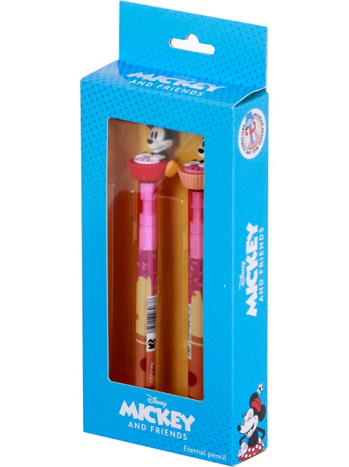 Disney Mickey e Minnie Mix Pack de 2 Canetas de Gel Apagáveis, Multicolorido - Kiabi
