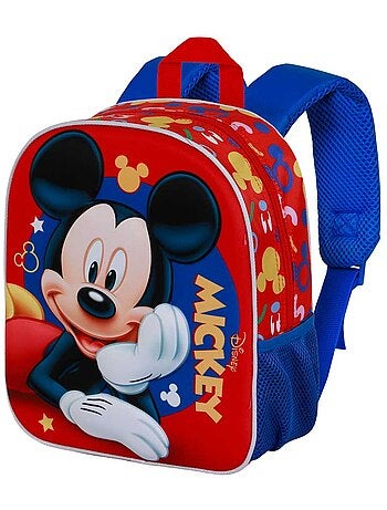 Disney Mickey Mouse Buddy Mochila 3D Elite, Vermelha