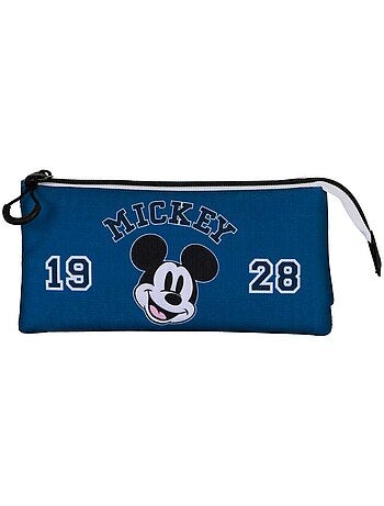 Disney Mickey Mouse Class Estojo Triplo, Azul
