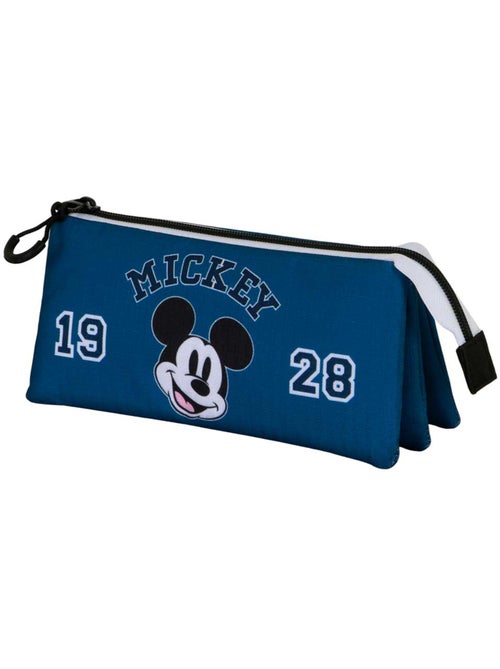 Disney Mickey Mouse Class Estojo Triplo, Azul - Kiabi