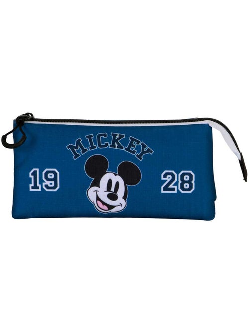 Disney Mickey Mouse Class Estojo Triplo, Azul - Kiabi