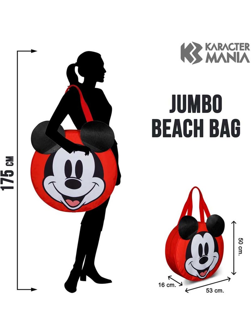 Disney Mickey Mouse Face Bolsa de Praia Soleil, Multicolorido Multicolorido - Kiabi
