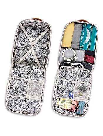 Disney Mickey Mouse Face Mochila de Viagem Mercury Grande 47x23x33cm, Multicolorido