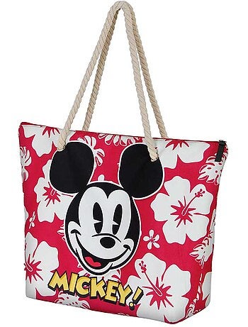 Disney Mickey Mouse Hawaii Bolsa de Praia Soleil, Vermelha