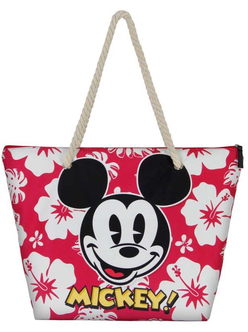 Disney Mickey Mouse Hawaii Bolsa de Praia Soleil, Vermelha - Kiabi Disney Mickey Mouse Hawaii Bolsa de Praia Soleil, Vermelha - Kiabi