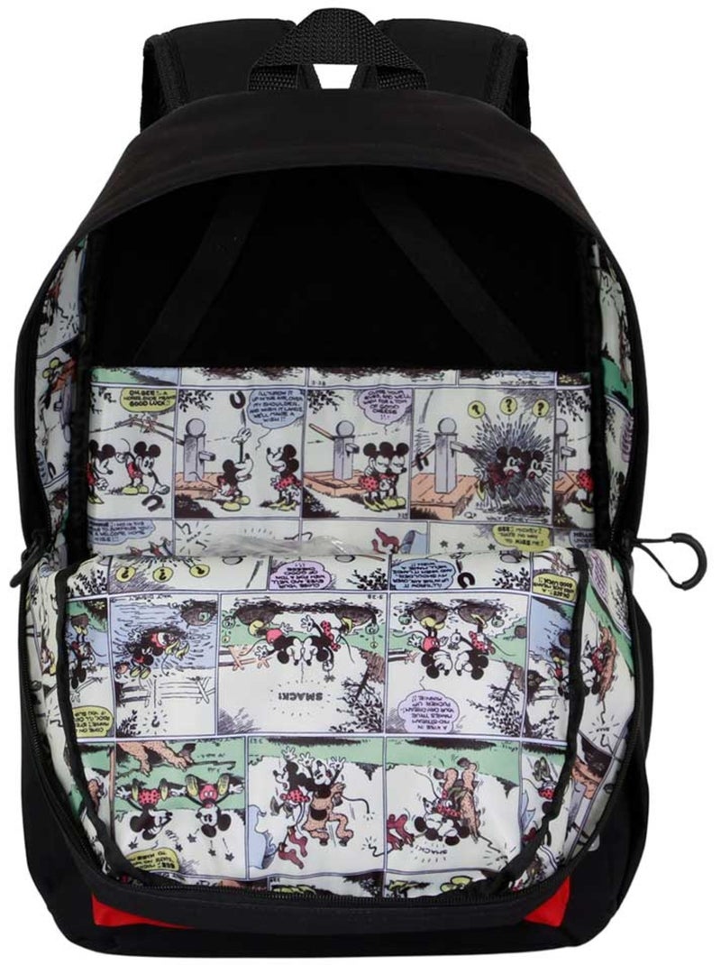 Disney Mickey Mouse MK Mochila Block, Preta Preto - Kiabi