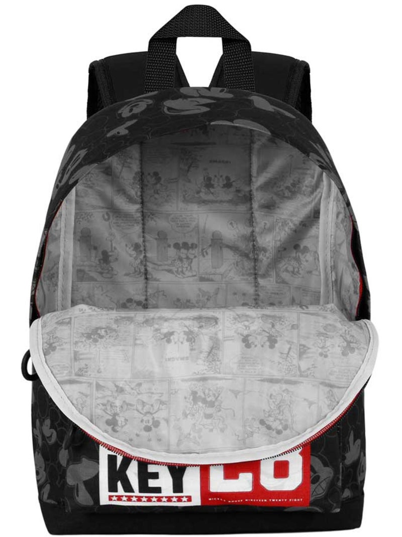 Disney Mickey Mouse Year Mochila Pequena HS FAN, Preta Preto - Kiabi