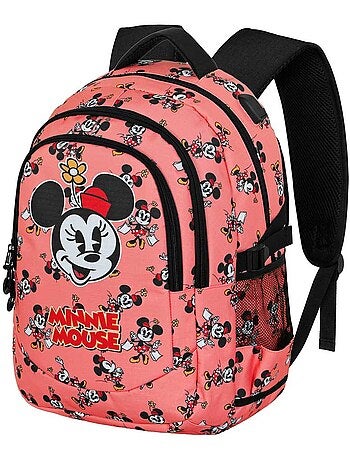 Disney Minnie Mouse Aqua Mochila Running PLUS, Rosa