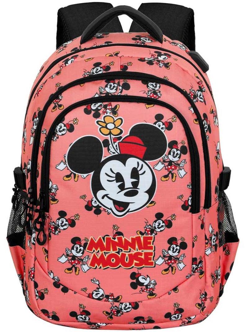 Disney Minnie Mouse Aqua Mochila Running PLUS, Rosa Rosa - Kiabi
