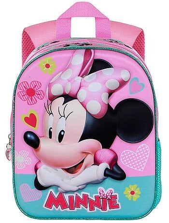 Disney Minnie Mouse Charm Mochila 3D Elite, Rosa