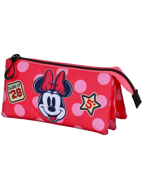 Disney Minnie Mouse Class Estojo Triplo, Rosa - Kiabi Disney Minnie Mouse Class Estojo Triplo, Rosa - Kiabi