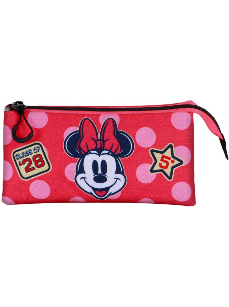 Disney Minnie Mouse Class Estojo Triplo, Rosa Rosa - Kiabi