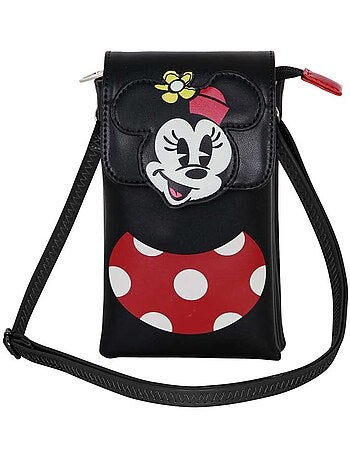 Disney Minnie Mouse Face Bolsa de Telemóvel, Multicolorido