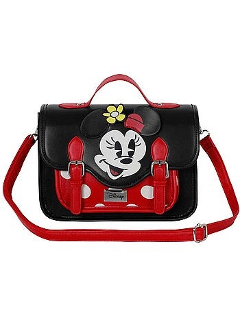 Disney Minnie Mouse Face Mala-Mochila Satchel, Multicolorido