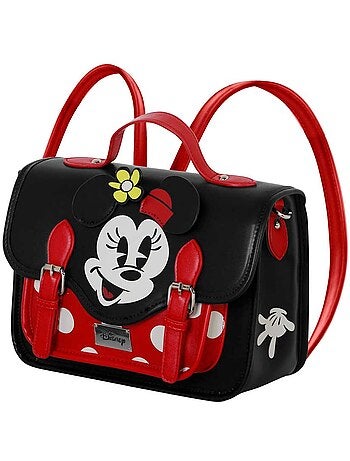Disney Minnie Mouse Face Mala-Mochila Satchel, Multicolorido