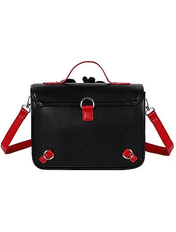 Disney Minnie Mouse Face Mala-Mochila Satchel, Multicolorido
