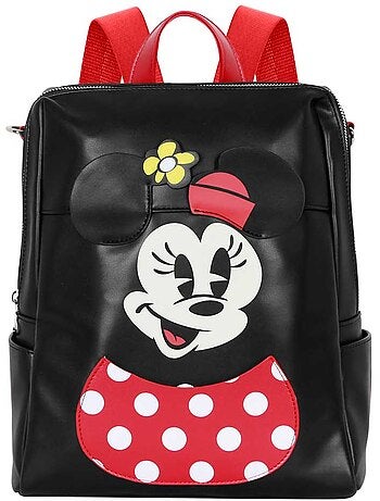 Disney Minnie Mouse Face Mochila Shield, Multicolorido