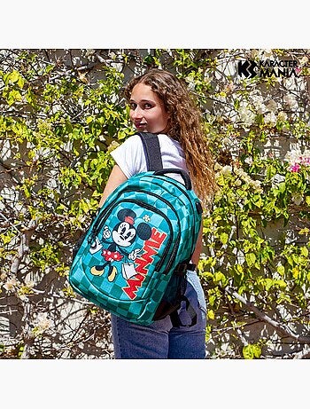 Disney Minnie Mouse Indigo Mochila Running PLUS, Turquesa