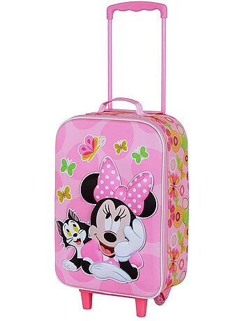 Disney Minnie Mouse Kitten Mala Trolley Soft 3D, Rosa