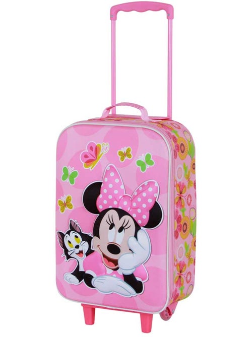 Disney Minnie Mouse Kitten Mala Trolley Soft 3D, Rosa - Kiabi