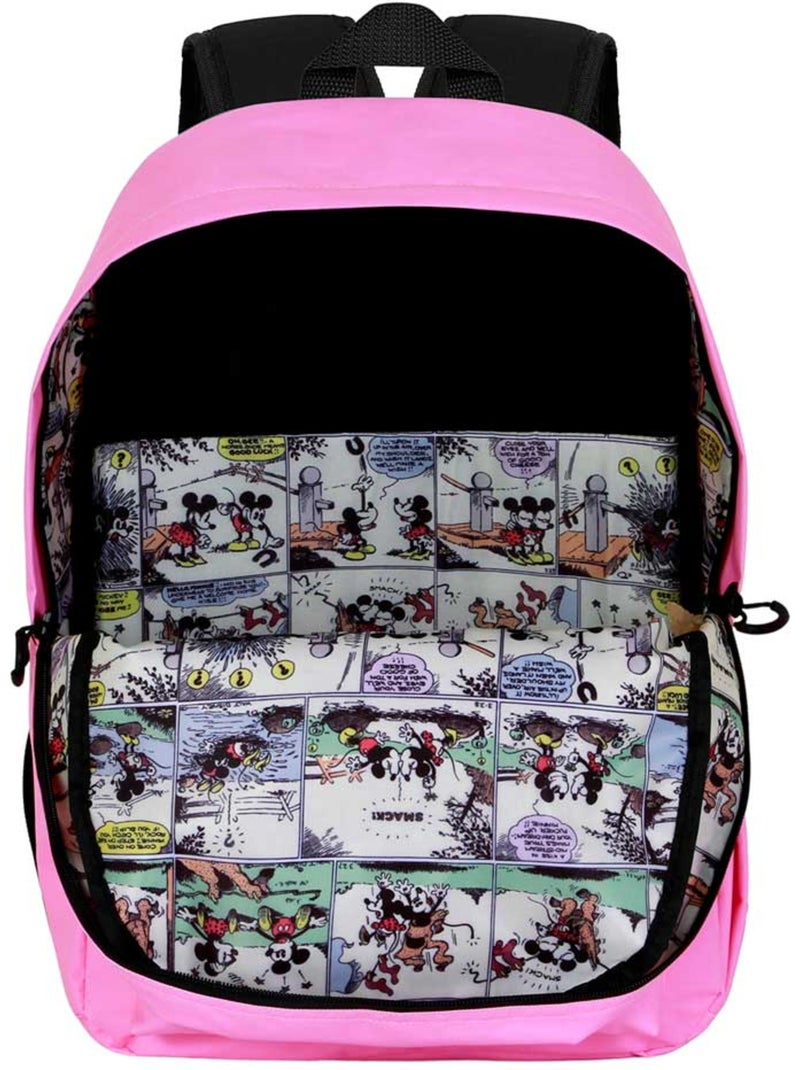 Disney Minnie Mouse MM Mochila Block, Rosa Rosa - Kiabi