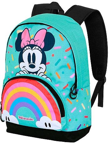 Disney Minnie Mouse Rainbow Mochila HS FAN 3.0, Turquesa