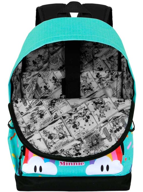 Disney Minnie Mouse Rainbow Mochila HS FAN 3.0, Turquesa - Kiabi Disney Minnie Mouse Rainbow Mochila HS FAN 3.0, Turquesa - Kiabi