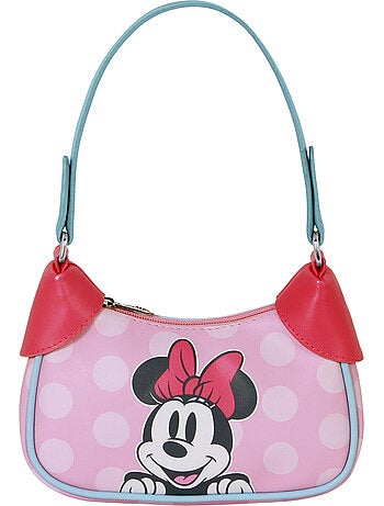 Disney Minnie Mouse Ribbon Mala Fancy Casual, Rosa