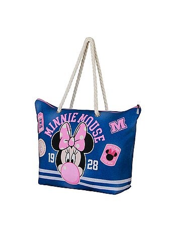 Disney Minnie Mouse Varsity Bolsa de Praia Soleil, Azul