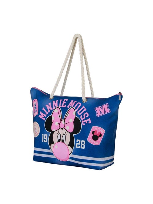 Disney Minnie Mouse Varsity Bolsa de Praia Soleil, Azul - Kiabi Disney Minnie Mouse Varsity Bolsa de Praia Soleil, Azul - Kiabi