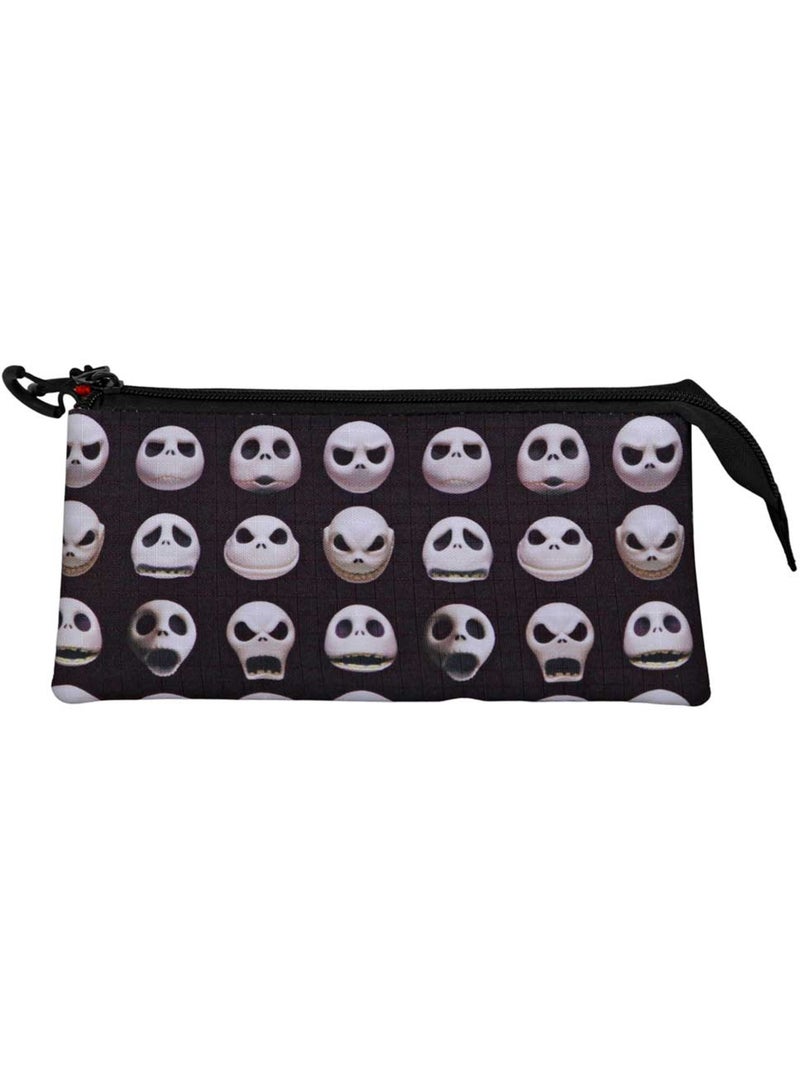 Disney O Estranho Mundo de Jack Face Estojo Triplo, Preta Preto - Kiabi