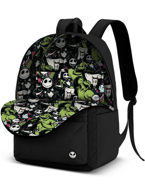 Disney O Estranho Mundo de Jack Face Mochila HS FAN 3.0, Preta - Kiabi Disney O Estranho Mundo de Jack Face Mochila HS FAN 3.0, Preta - Kiabi