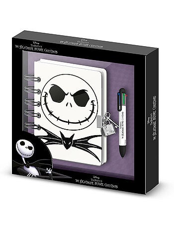 Disney O Estranho Mundo de Jack Jack Conjunto Diário A5 + Caneta 6 Cores, Lilás