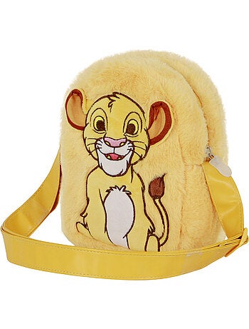 Disney O Rei Leão Sit Mala a Tiracolo Quadrada Plush, Amarela