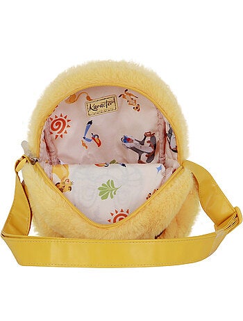 Disney O Rei Leão Sit Mala a Tiracolo Quadrada Plush, Amarela
