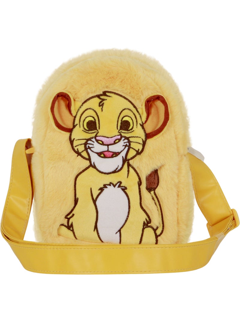 Disney O Rei Leão Sit Mala a Tiracolo Quadrada Plush, Amarela Amarelo - Kiabi