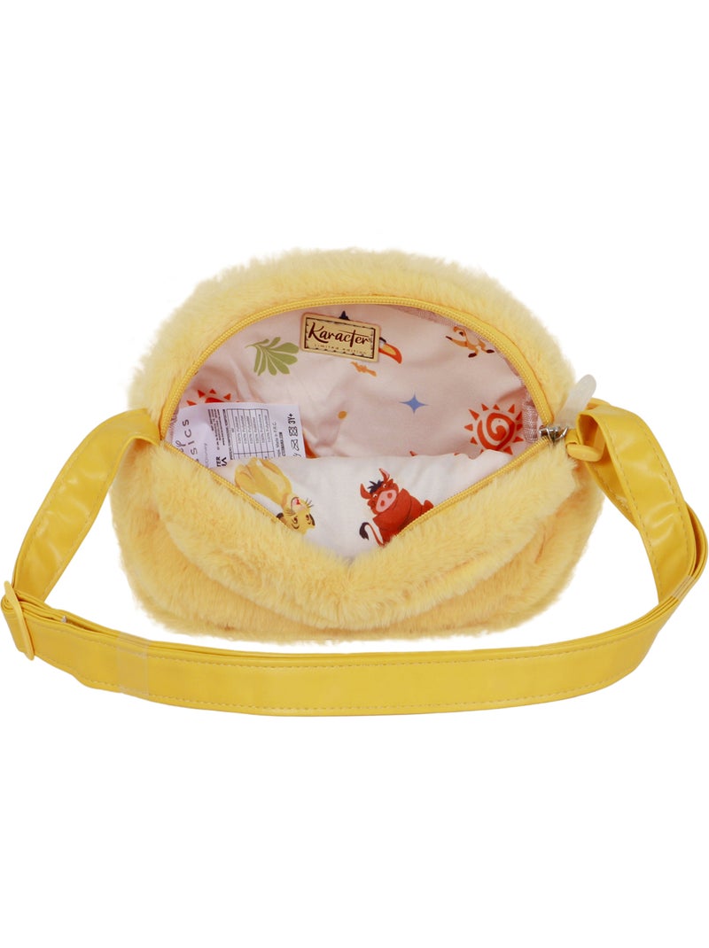 Disney O Rei Leão Sit Mini Mala a Tiracolo Plush, Amarela Amarelo - Kiabi