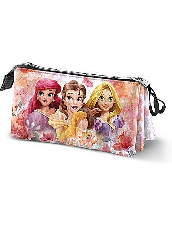 Disney princesas dream estojo triplo, rosa