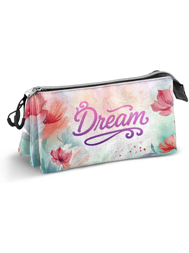 Disney Princesas Dream Estojo Triplo, Rosa Rosa - Kiabi
