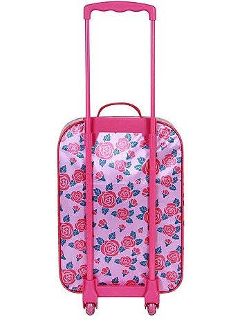 Disney Princesas Flowers Mala Trolley Soft 3D, Rosa