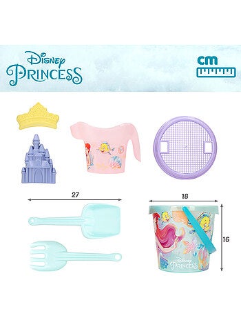 Disney princess beach cube com acessórios e mochila