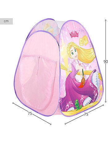 Disney princess tenda infantil pop up 75x75x90 cm