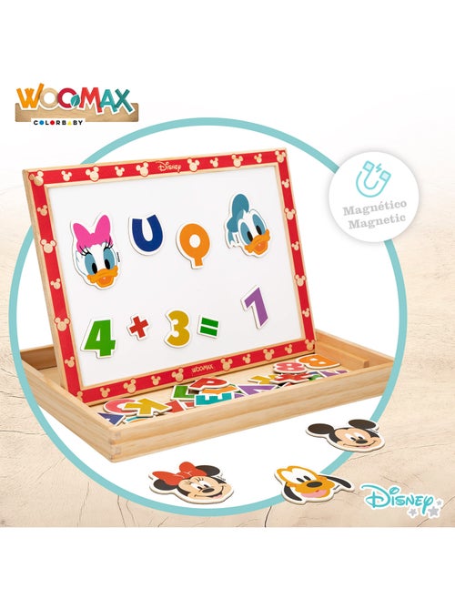 Disney Quadro de desenho magnético de madeira 2 em 1 WOOMAX - Kiabi