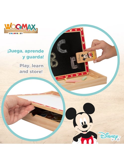 Disney Quadro de desenho magnético de madeira 2 em 1 WOOMAX - Kiabi